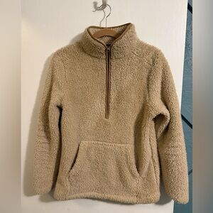 Staccato Tan Sherpa Pullover Jacket